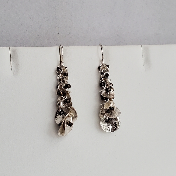 Silpada Waterfall Sterling Silver Seed Bead Earrings - Picture 9 of 14